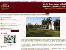 Tablet Screenshot of kviitkanpur.org